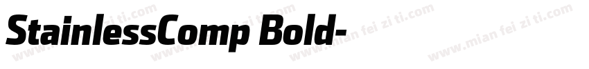 StainlessComp Bold字体转换